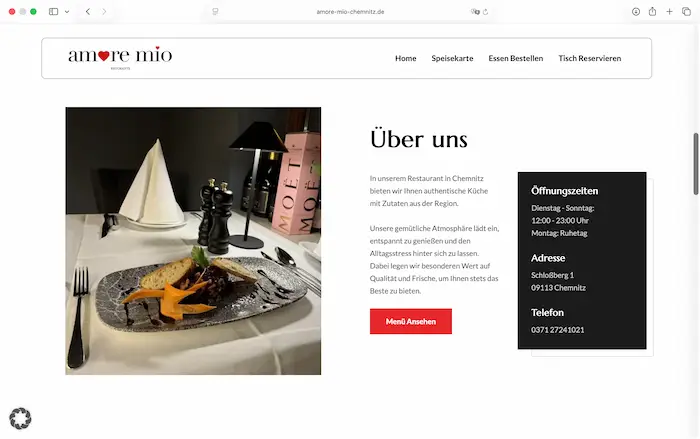 Referenz Amore Mio Chemnitz