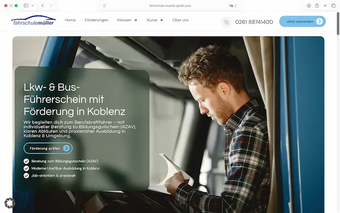 Referenz Fahrschule Müller